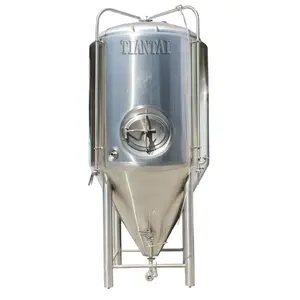 3000L 2000L 1600L 1200L 800L Conical Beer Fermentation Tank Bright Beer Tank Brewery Equipment 304 Stainless Steel Fermenter