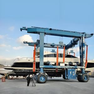 75 tấn thuyền nâng hoist <span class=keywords><strong>Crane</strong></span> 100 tấn Marine Travel Lift với động cơ động cơ mang hộp số thành phần cốt lõi cho nhà máy đóng tàu sử dụng - Product Image 4