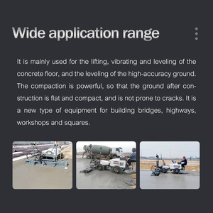 S-998 Concrete <b>Laser</b> <b>Leveling</b> Machine Automatic Extension Arm High Precision Vibration For Concrete Flooring - Product Image 5