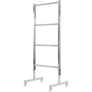 Centro comercial, colgador de acero inoxidable, soporte para ropa, estantes de exhibición de ropa de Metal para tienda de ropa - Product Image 1