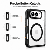 Coque magnétique mate douce au toucher de luxe pour iPhone Duo, antichoc, sensation peau, protection de la charnière, étui de téléphone portable personnalisé, vente en gros