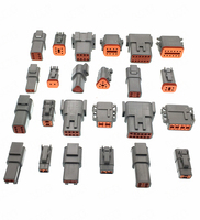 Adaptateur étanche mâle en laiton 03T-JWPF-VSLE-S, connecteur de câble électrique automobile, prise de voiture, 2 3 4 6 8 broches en nylon