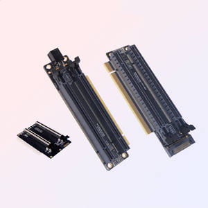 PCI-E kartu ekspansi 4.0 X16 1 sampai 2, kartu Split Gen4 pci-e-bifurcation 16X ke X8x8 Slot Spaced CPU 4P / Sata Port catu daya - Product Image 6