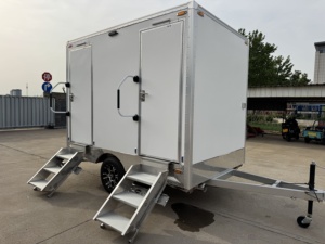 Remolque de Baño Portátil para Eventos Cogsun 2026, Duradero, Ecológico, de Acero Inoxidable, Fácil Instalación, de Lujo - Product Image 3