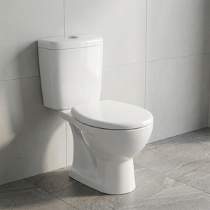 Vistaar Offre Spéciale WC Moderne Deux Pièces en Porcelaine à Double Chasse Cyclone, Fixation au Sol - Product Image 4
