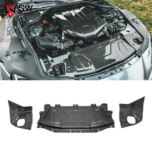 Nuovo pannello di raffreddamento in fibra di carbonio piastra di copertura del radiatore per Toyota per Supra MK5 A90 A91 <span class=keywords><strong>GR</strong></span> include viti cappe motore - Product Image 1