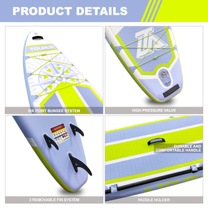 Planche de <span class=keywords><strong>paddle</strong></span> <span class=keywords><strong>gonflable</strong></span> SUP pour le surf en mer, très vendue, haute stabilité, durable, légère - Product Image 2