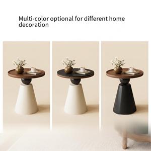 Tavolino Moderno di Piccole Dimensioni per Riunioni Commerciali <span class=keywords><strong>con</strong></span> Piano in Marmo, Base in Metallo, per <span class=keywords><strong>Soggiorno</strong></span> e Camera da Letto - Product Image 6