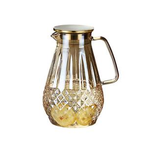 Botella de agua fría de vidrio de borosilicato de alta calidad 2026, taza de agua hervida fría de gran capacidad para el hogar, tetera - Product Image 1