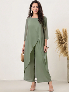 Wholesale Eid Ramadan EID Islamic Clothing Kimono Muslim Women Dress Modest Dress Dubai Abaya <b>Wrap</b> <b>Skirt</b> 2PCS Set 2026 - Product Image 2