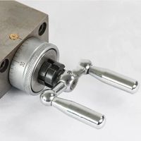 Support d'outils à changement rapide durable, assemblage réglable avec glissière composée pour mini tour d'établi, accessoires et pièces