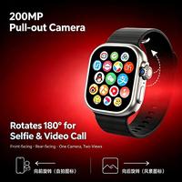 Reloj Teléfono 5G Android con Pantalla AMOLED Cuadrada, Compatible con Todas las Redes, Pago, IA, Huella Dactilar, Código Morse