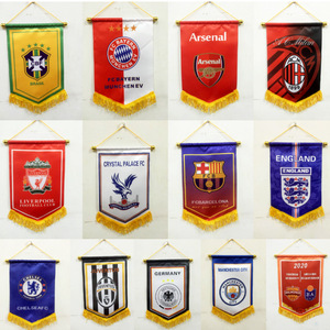 Banderas Personalizadas para Equipos de Fútbol 20x30cm Impresión a una o dos caras con Logotipo, Banner de Regalo para Intercambio Escolar - Product Image 1