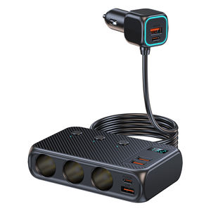 Productos Innovadores点烟器汽车充电器适配器1延伸至<span class=keywords><strong>3</strong></span>插座点烟器分路器，带发光二极管显示屏热 - Product Image 1