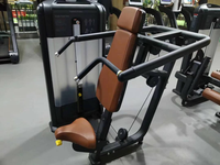 Mesin Chest Press China Gym, Mesin MND Press dengan Sistem Beban Pin, Bench Adjustable Flat Incline untuk Latihan Dada