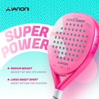 Raqueta de Pádel Caston Sports SUPER POWER Azul/Crema/Rojo/Azul Marino/Rosa, Superficie 3D de Fibra de Carbono, Personalizada/Venta al Por Mayor, Diseño de Diamante