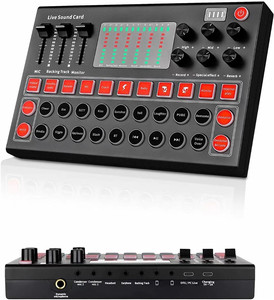 Dispositivo cambiador <span class=keywords><strong>de</strong></span> voz M9, <span class=keywords><strong>tarjeta</strong></span> <span class=keywords><strong>de</strong></span> <span class=keywords><strong>sonido</strong></span>, mesa externa multifuncional para auriculares USB, micrófono, ordenador móvil, PC, transmisión en vivo, novedad <span class=keywords><strong>de</strong></span> <span class=keywords><strong>2022</strong></span> - Product Image 6