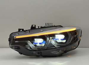 Phares LED de style Ikon jaunes et blancs YLC pour <span class=keywords><strong>BMX</strong></span> F32 F33 F36 F80 F82 M3 M4 Lci, feux avant, feux de brouillard, clignotants - Product Image 4