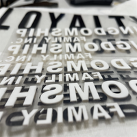 Kustomisasi Pabrik Stiker 3D TPU Cetak Timbul Vinyl Tahan Air Plastisol Dapat Dicuci Katun Transfer Panas