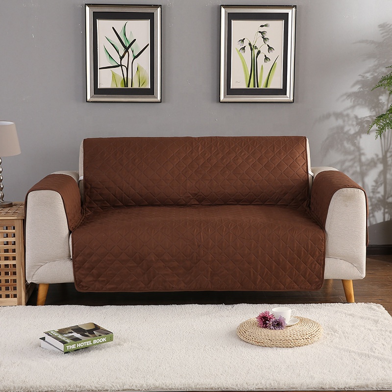 Протектор мебели для дивана, 100% полиэстер, ультразвуковой стеганый чехол для дивана из ПЭТ