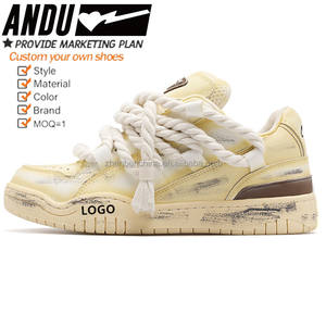 Zapatillas de deporte de lujo para hombre de estilo sucio, zapatos gruesos con logotipo personalizado, zapatos de estilo para caminar, zapatos transpirables para caminar para hombre - Product Image 1