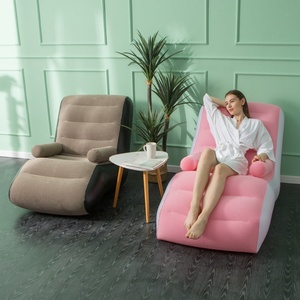 Hot Model <b>Inflatable</b> Recliner Easy to Carry Foldable <b>Inflatable</b> <b>Sofa</b>, Customizable for Yard Room Camping and Beach Blow up Couch - Product Image 2
