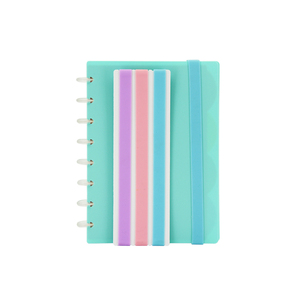 RINGNOTE Flexible Waterproof Silicon Band 21cm 26cm UV Printed Disc Bind Multiple Colors <b>A5</b> Binder Notebook Junior Size <b>Diary</b> - Product Image 5