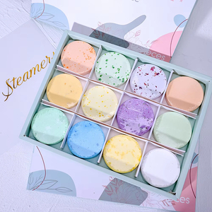 Tabletas de vapor de baño de ducha <span class=keywords><strong>natural</strong></span> vegana orgánica personalizada de fábrica OEM Alivio de aromaterapia vegana para relajación - Product Image 2