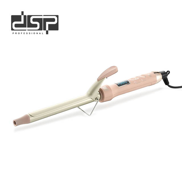 DSP Hair Curler - 25mm Salon Barrel, 5 Temp Settings, PTC Heating, Travel Kit Included