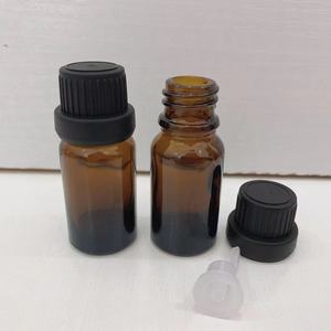 Botella Redonda de Vidrio Cosmético Marrón Esmerilado de 5 ml, 10 ml, 20 ml, 30 ml, 50 ml, 100 ml con Gotero Negro para Aceite - Product Image 6