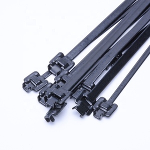 Resistente Fscat fascette ferma-cavo autobloccante metallo rivestito in plastica <span class=keywords><strong>con</strong></span> acciaio e acciaio inossidabile-alta qualità cavo <span class=keywords><strong>cravatta</strong></span> prodotto - Product Image 3