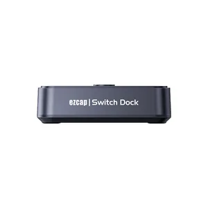 Ezcap341 Switch Dock untuk Nintendo, Switch Dock Nintendo, Adaptor Daya AC USB Video Capture Kartu HDMI Perekam Video 4K