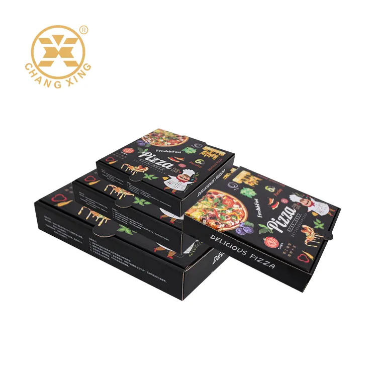 Özel 32cm 40cm Pizza Karton Bio küçük kişiselleştirilmiş Pizza kutusu 33X33 restoran ambalaj Liner oluklu satılık