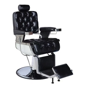Classic Men's <b>Vintage</b> Barber <b>Chair</b> Multi-Functional Lift Recline for Hair Salons Shaving Services - Product Image 5