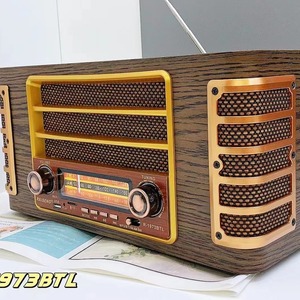 Altavoz Portátil Retro Redwingy R1973BTL con Bajos Potentes, Recargable, Linterna Solar, <span class=keywords><strong>Radio</strong></span> Inalámbrica SW AM FM con Reproductor de <span class=keywords><strong>M</strong></span>úsica BT/TF/USB - Product Image 3