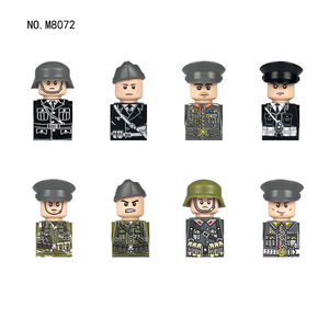 Chenghai Nhựa Đồ Chơi WW2 Quân Đội Quân Đội Mini Con Số Xây Dựng Khối Người Lính Hành Động Hình - Product Image 2