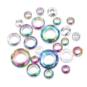 Qiao cristal verre ange anneaux Nail Art diamant décoration pour délicat charmant mode bijoux noël ornement pendentif - Product Image 5