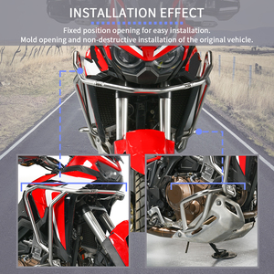 Protezione Motore XXUN, Barra Antiurto per <span class=keywords><strong>Honda</strong></span> CRF1100L 2020-2023, Paraurti Protettivo per Cadute - Product Image 4