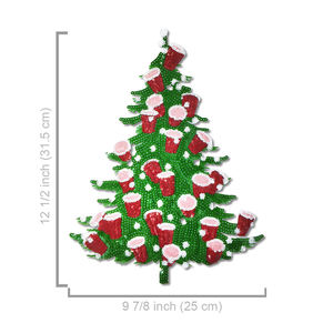 Parche de árbol de copa roja para ropa de adolescentes - Product Image 1