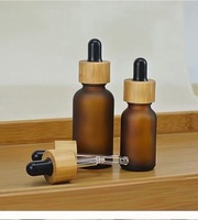 Flacon d'huile sérum pour le visage vide, emballage de luxe, bouteille d'huile cosmétique, pompe en verre, discrète, 15ml 30ml 50ml, 1 pièce