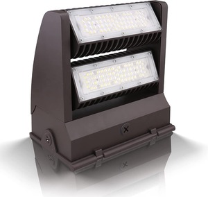 Lámpara de Pared LED Giratoria de Aluminio y Policarbonato de 80W-120W, 5000K, 16,200 Lúmenes, Cabezal Ajustable, Impermeable, CRI 80, 5 Años de Garantía, CA - Product Image 1