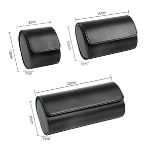 Estuche Organizador de Relojes de Cuero PU de Color Personalizado para Hombre, Caja de Almacenamiento/Viaje Moderna con Cierre Magnético, Resistente al Agua - Product Image 2