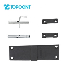 Đồ Nội Thất Topent Phụ Kiện Cửa Trượt Tủ Quần Áo Cửa Ép Tóc Đồ Nội Thất Khác Màu Đen + Trắng 100 Chiếc Hiện Đại - Product Image 2