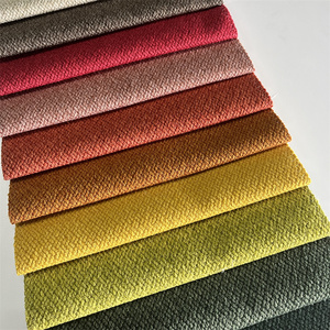 Nuevo desarrollo de tela de lino de cáñamo barata tela tejida teñida para muebles sofá silla - Product Image 2