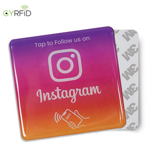 Etiqueta NFC Impermeable para Reseñas de TripAdvisor, <span class=keywords><strong>Facebook</strong></span> e Instagram, Etiqueta de Pago Inalámbrica Sin Contacto para Negocios - Product Image 3