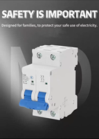 Disyuntor en miniatura Mingtuo 240 10A 125A Tipo magnético térmico 4.5kA/6kA Capacidad de ruptura V AC 1P-4P Certificado CCC