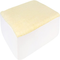 Coussin de chaise extra large-Rehausseur de siège en mousse de 5 "avec housse amovible et lavable en poly peau de mouton