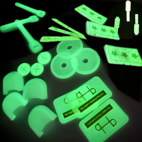 Fluorescent jaune lumineux en plastique fermeture éclair curseur à la mode en caoutchouc onglet cordon extracteur pour sacs sacs à dos vêtements vêtements