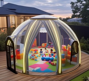 Moderno prefabbricato casa del contenitore <span class=keywords><strong>per</strong></span> il campeggio all'aperto Resort <span class=keywords><strong>Glamping</strong></span> trasparente bolla tenda in policarbonato cupola <span class=keywords><strong>per</strong></span> alberghi vendita - Product Image 3