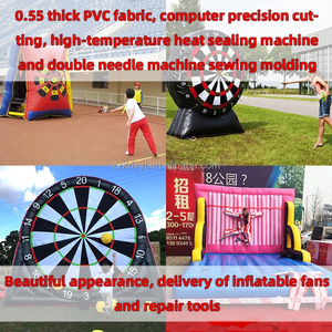Structure gonflable commerciale en PVC pour événements scolaires, fêtes, rencontres sportives (enfants et adultes), avec mur de saut et accessoires de compétition de saut en hauteur - Product Image 2